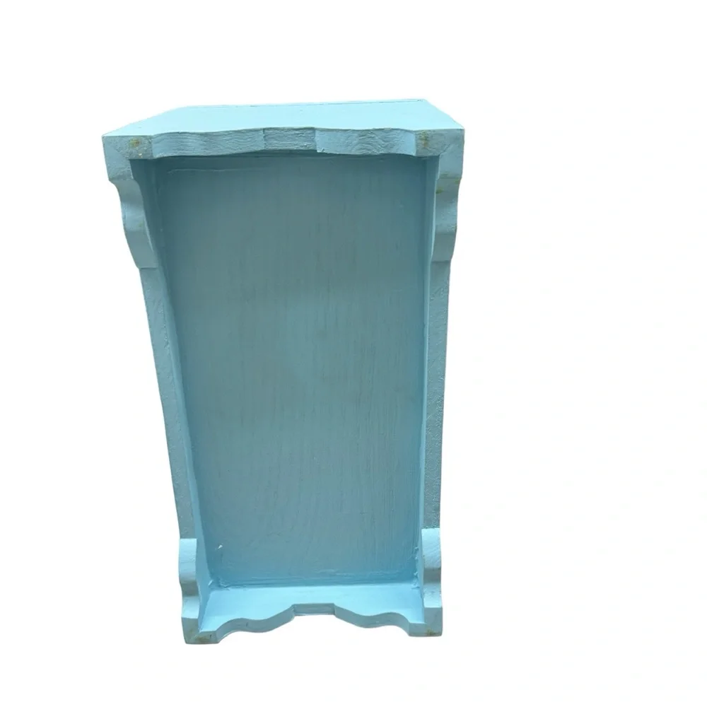 Beautiful Light Blue Jewelry Box Hand Crafted New